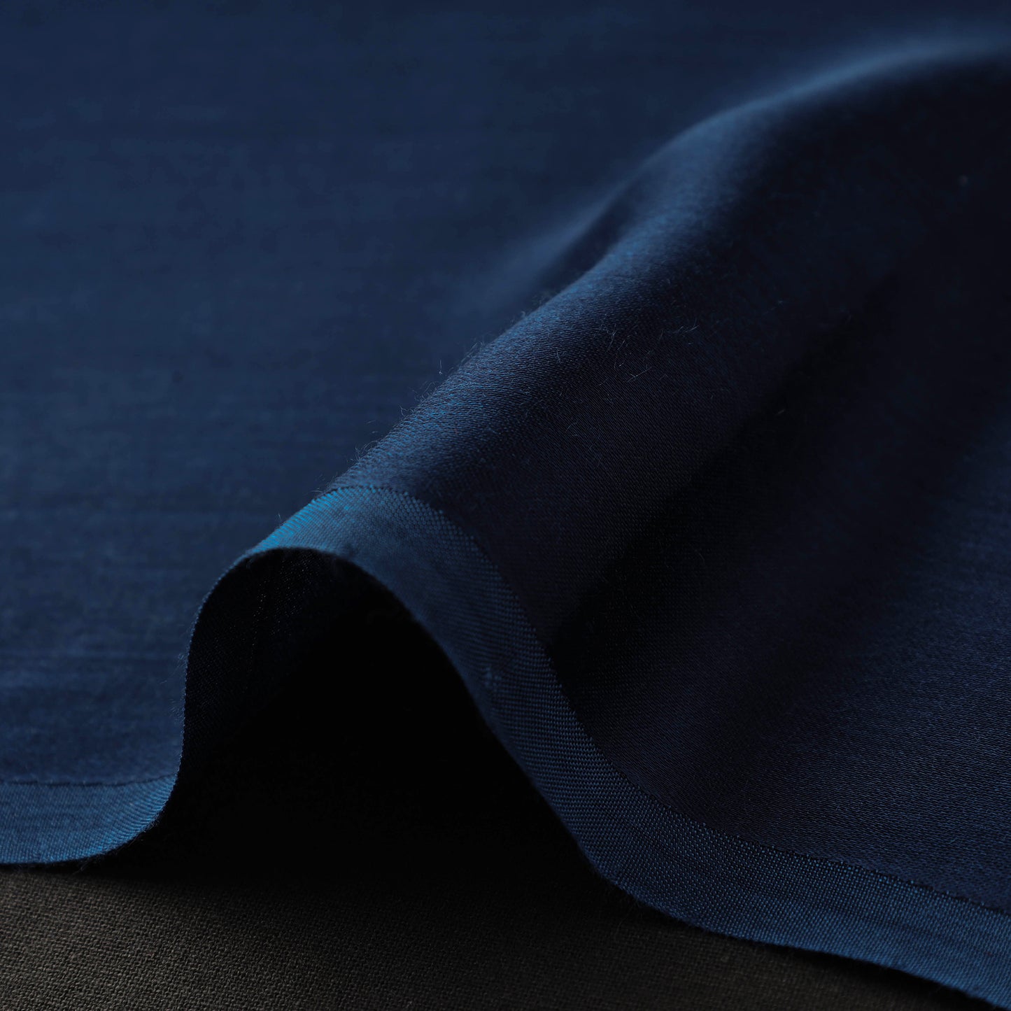 Blue - Plain Modal Silk Fabric 04