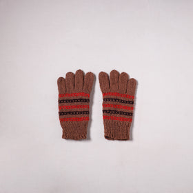 Kumaun Hand Knitted Acrylic Woolen Hand Gloves for Winter (Adult) 24
