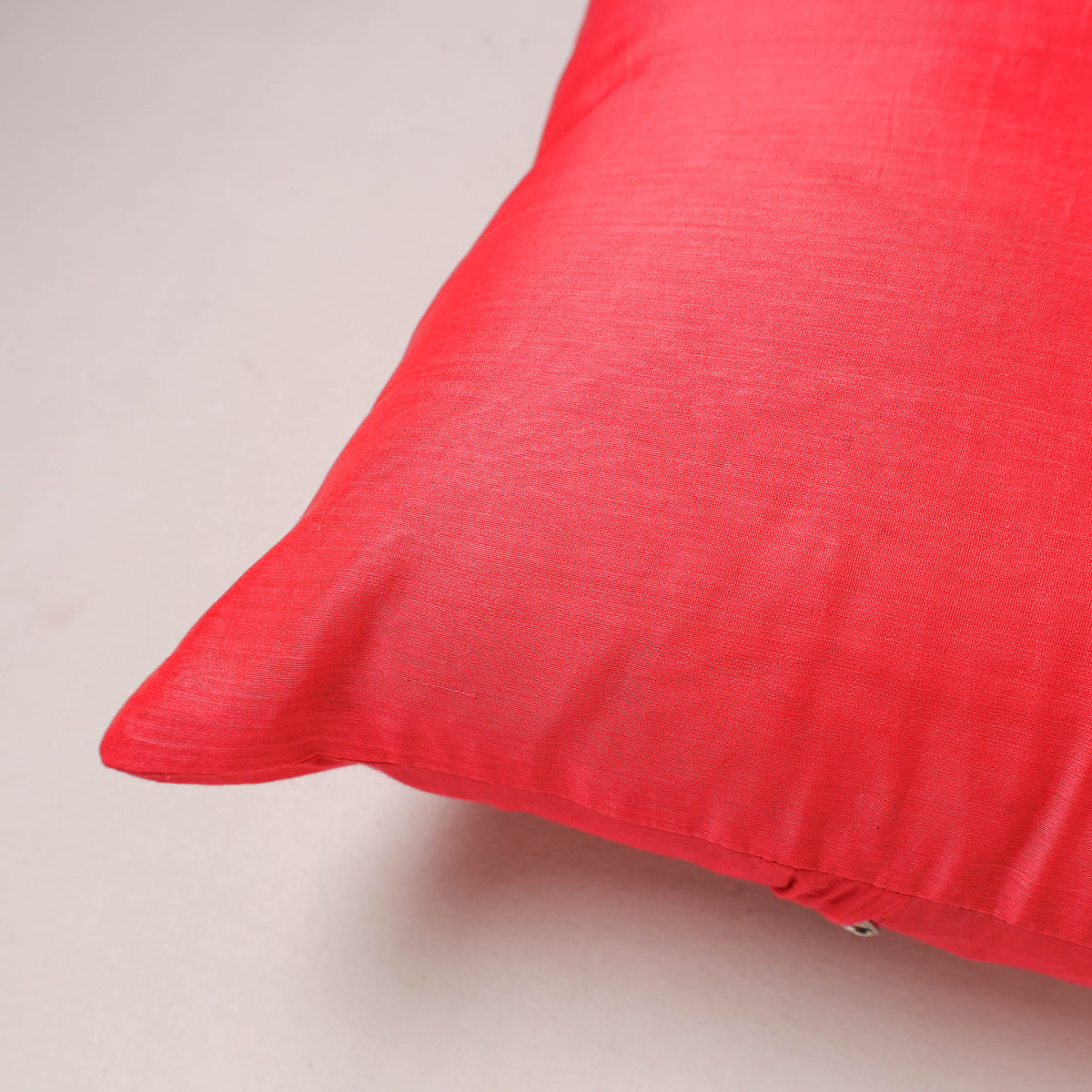 Plain Chanderi Silk Cushion Cover (16 x 16 in) 286