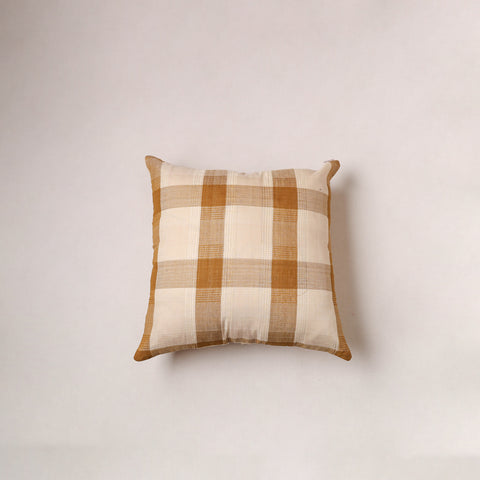 Running Stitch Plain Cushion Cover with Pom Pom (16 x 16 in) 287