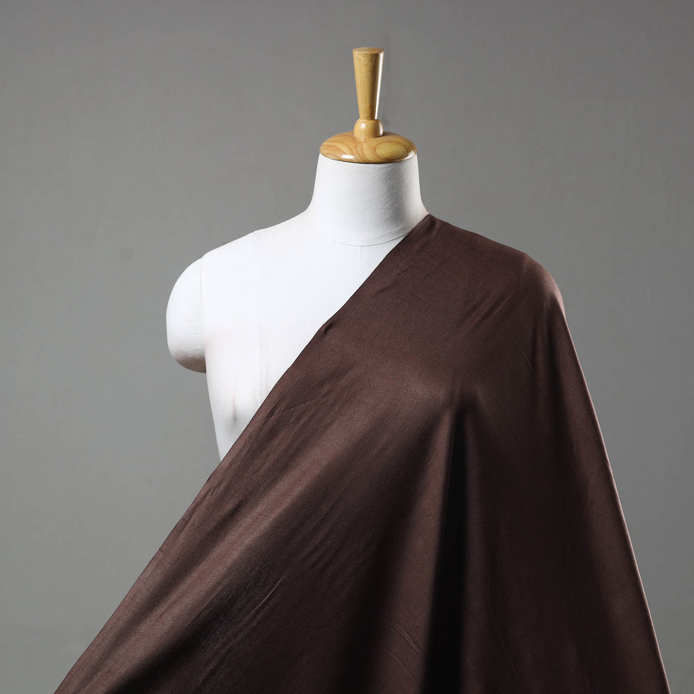 Brown - Linen Cotton Bhagalpuri Fabric 03