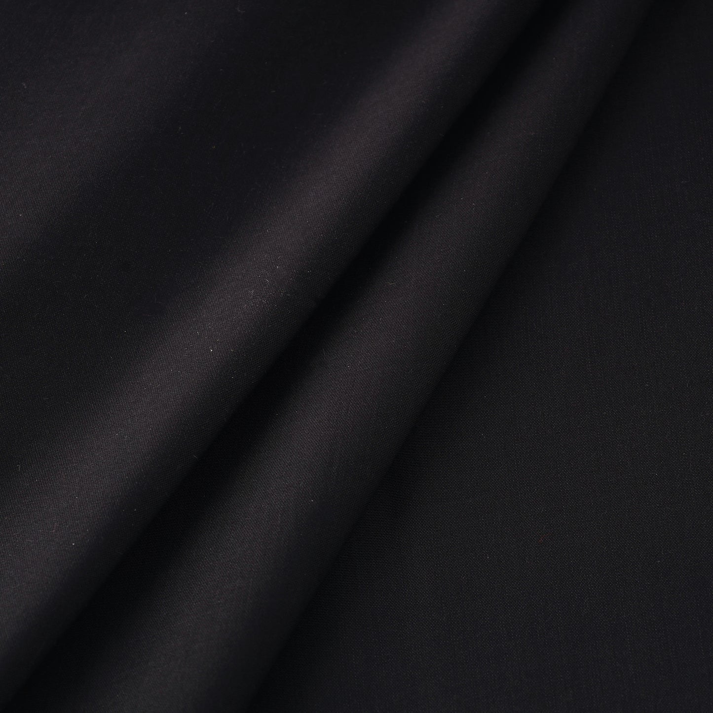 Black - Plain Modal Silk Fabric 03