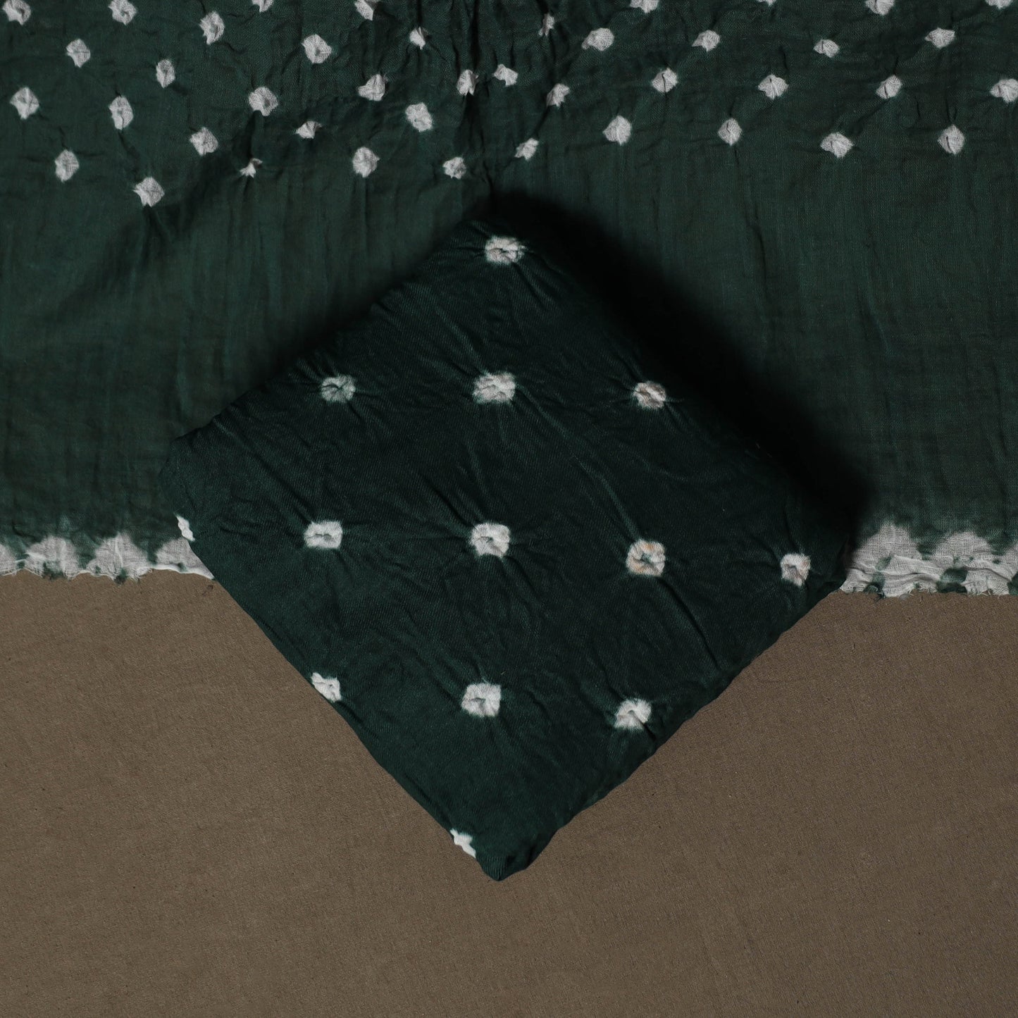 Kutch Bandhani Tie-Dye Cotton 3pc Unstitched Dress Material Suit Set 08