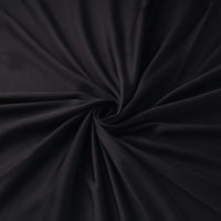 Black - Plain Modal Silk Fabric 03