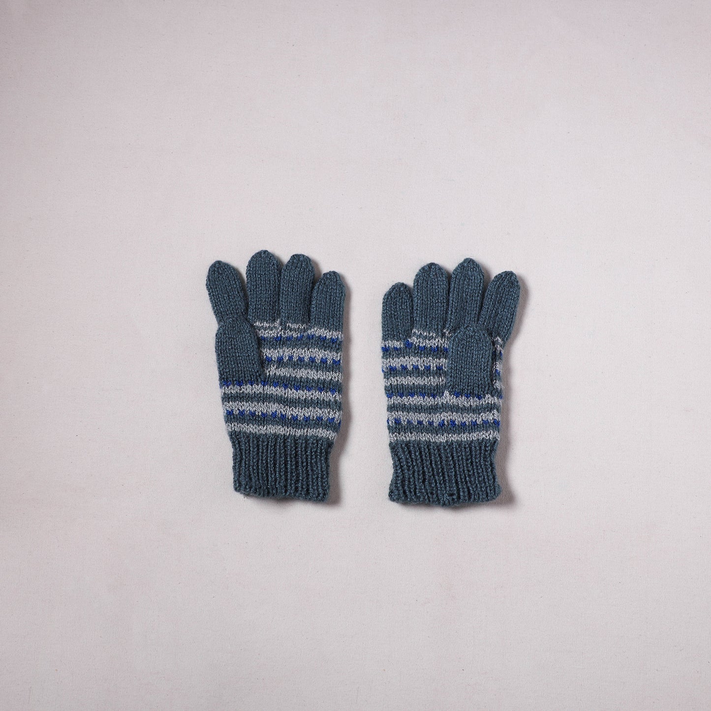 Kumaun Hand Knitted Acrylic Woolen Hand Gloves for Winter (Adult) 26