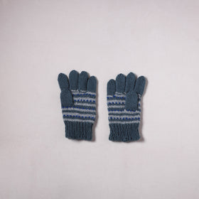 Kumaun Hand Knitted Acrylic Woolen Hand Gloves for Winter (Adult) 26