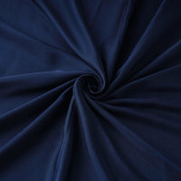 Blue - Plain Modal Silk Fabric 01