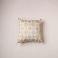 Plain Chanderi Silk Buti Cushion Cover (16 x 16 in) 291