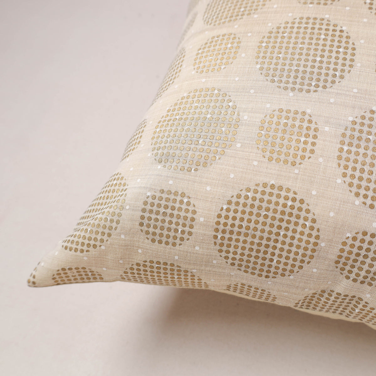 Plain Chanderi Silk Buti Cushion Cover (16 x 16 in) 291