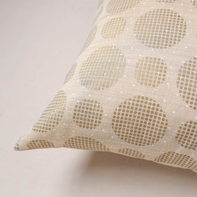 Plain Chanderi Silk Buti Cushion Cover (16 x 16 in) 291