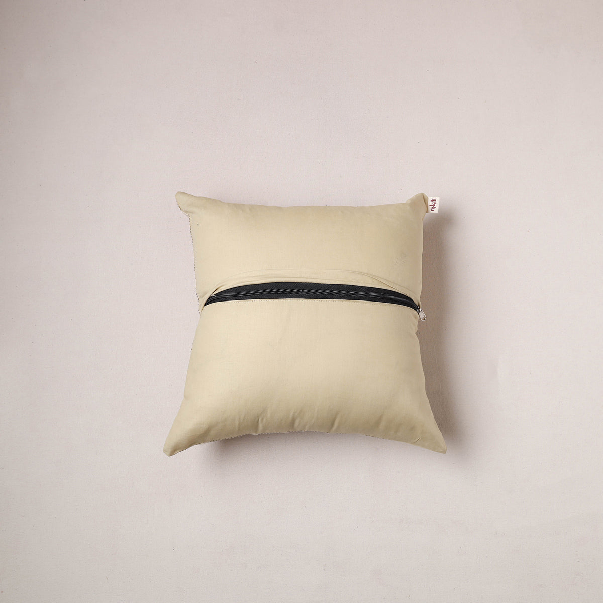 Plain Chanderi Silk Buti Cushion Cover (16 x 16 in) 291