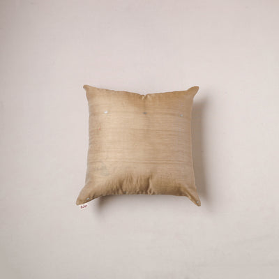 Plain Chanderi Silk Buti Cushion Cover (16 x 16 in) 292