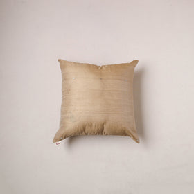 Plain Chanderi Silk Buti Cushion Cover (16 x 16 in) 292