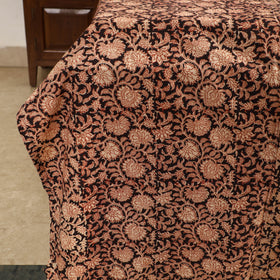 Multicolor - Kalamkari Block Printed Patchwork Cotton Double Bed Cover With Pillow Covers (108 x 90 in)