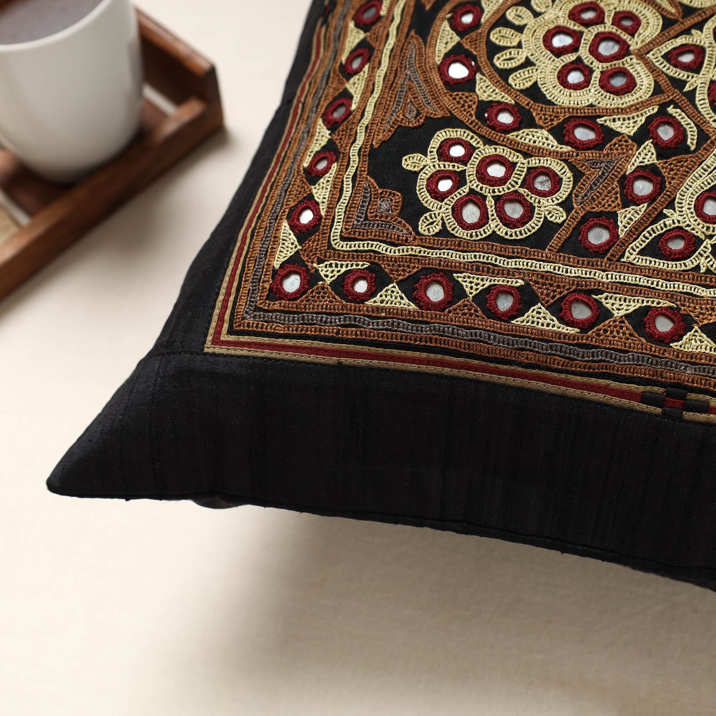 Kutch Embroidery Cushion Cover