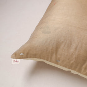 Plain Chanderi Silk Buti Cushion Cover (16 x 16 in) 292