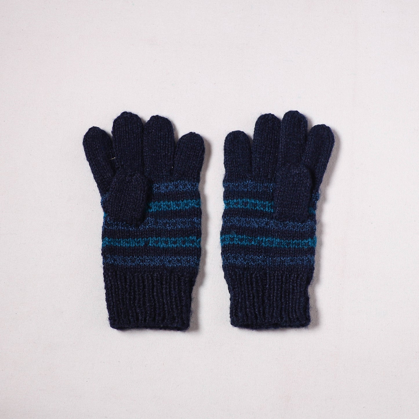 Kumaun Hand Knitted Acrylic Woolen Hand Gloves for Winter (Adult) 29