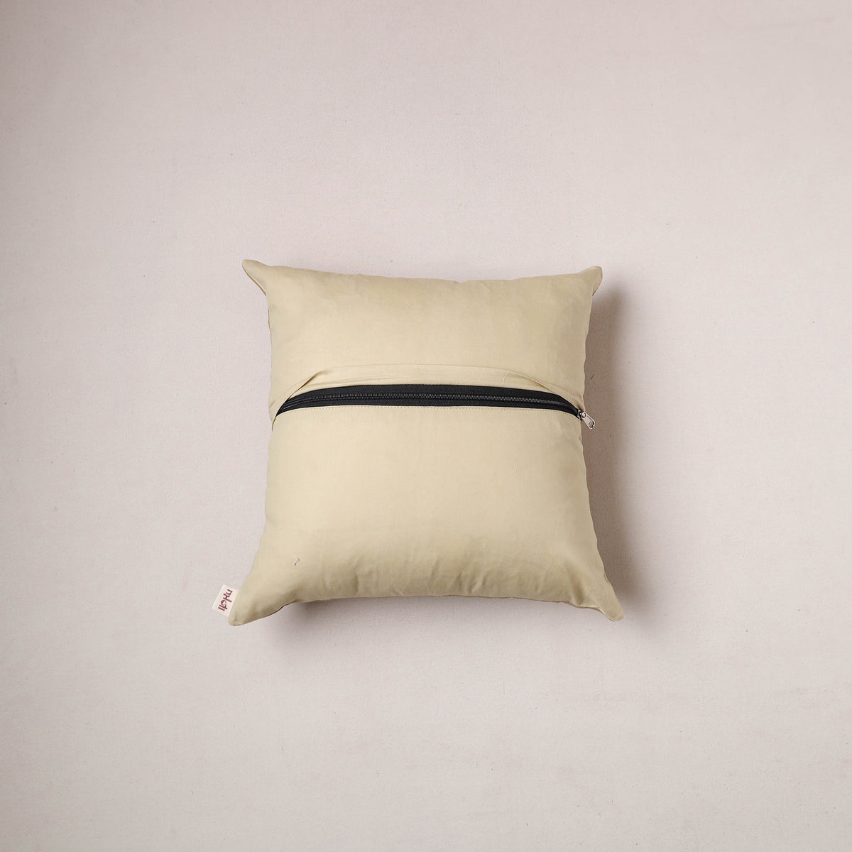 Plain Chanderi Silk Buti Cushion Cover (16 x 16 in) 292
