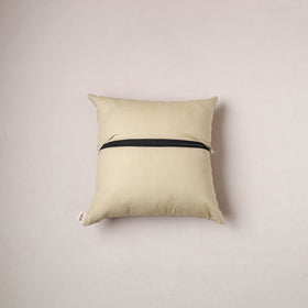 Plain Chanderi Silk Buti Cushion Cover (16 x 16 in) 292