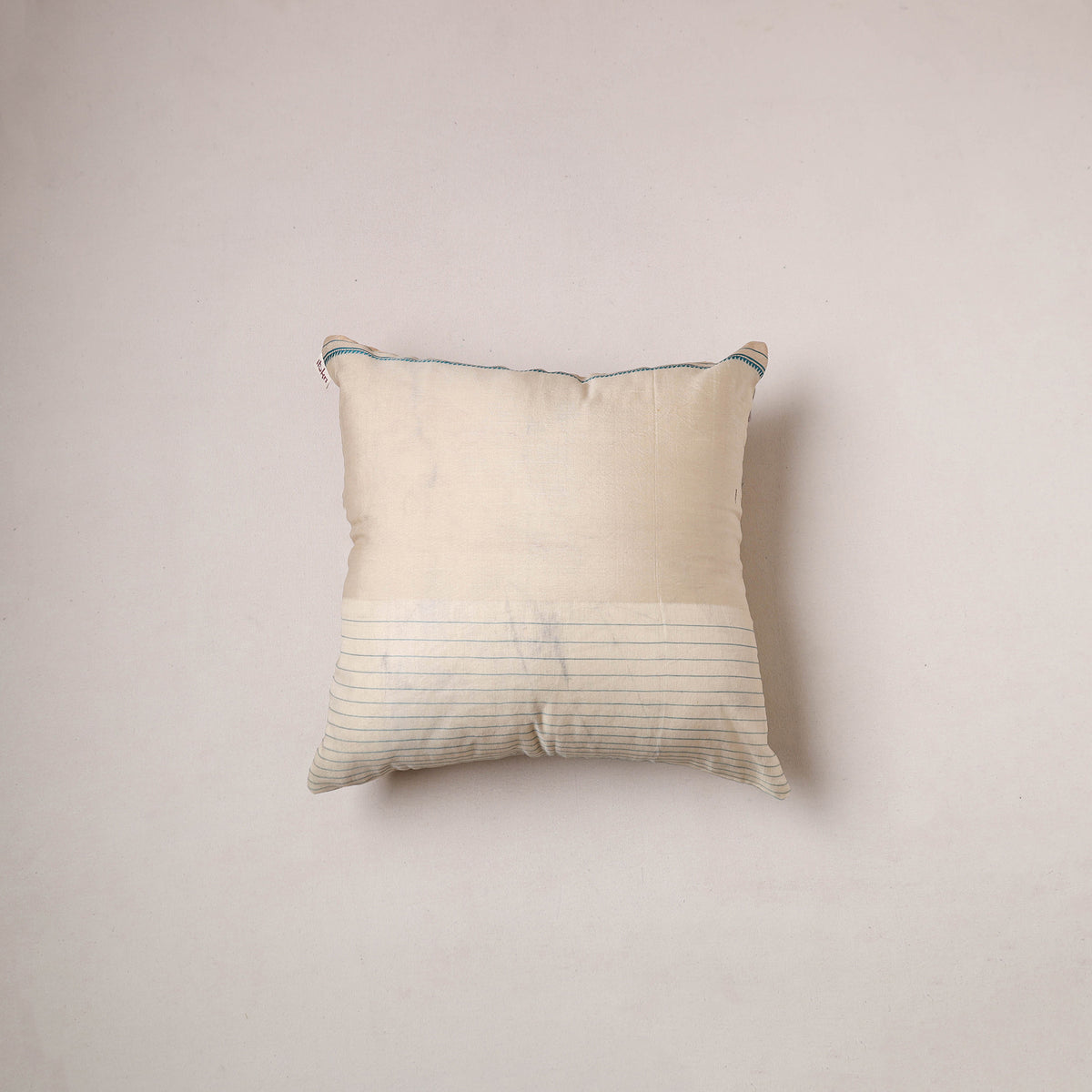 Plain Chanderi Silk Buti Cushion Cover (16 x 16 in) 293