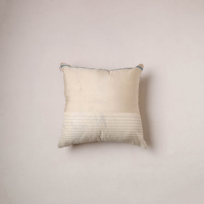 Plain Chanderi Silk Buti Cushion Cover (16 x 16 in) 293