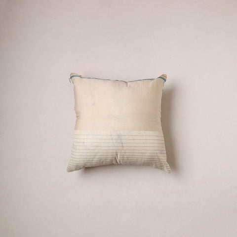 Plain Chanderi Silk Buti Cushion Cover (16 x 16 in) 293