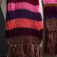 Multicolor - Kumaun Hand Knitted Woolen Muffler 74