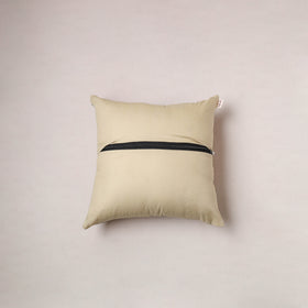 Plain Chanderi Silk Buti Cushion Cover (16 x 16 in) 293
