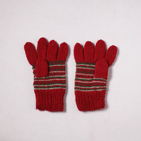 Kumaun Hand Knitted Acrylic Woolen Hand Gloves for Winter (Adult) 30