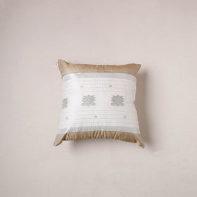 Plain Chanderi Silk Buti Cushion Cover (16 x 16 in) 294