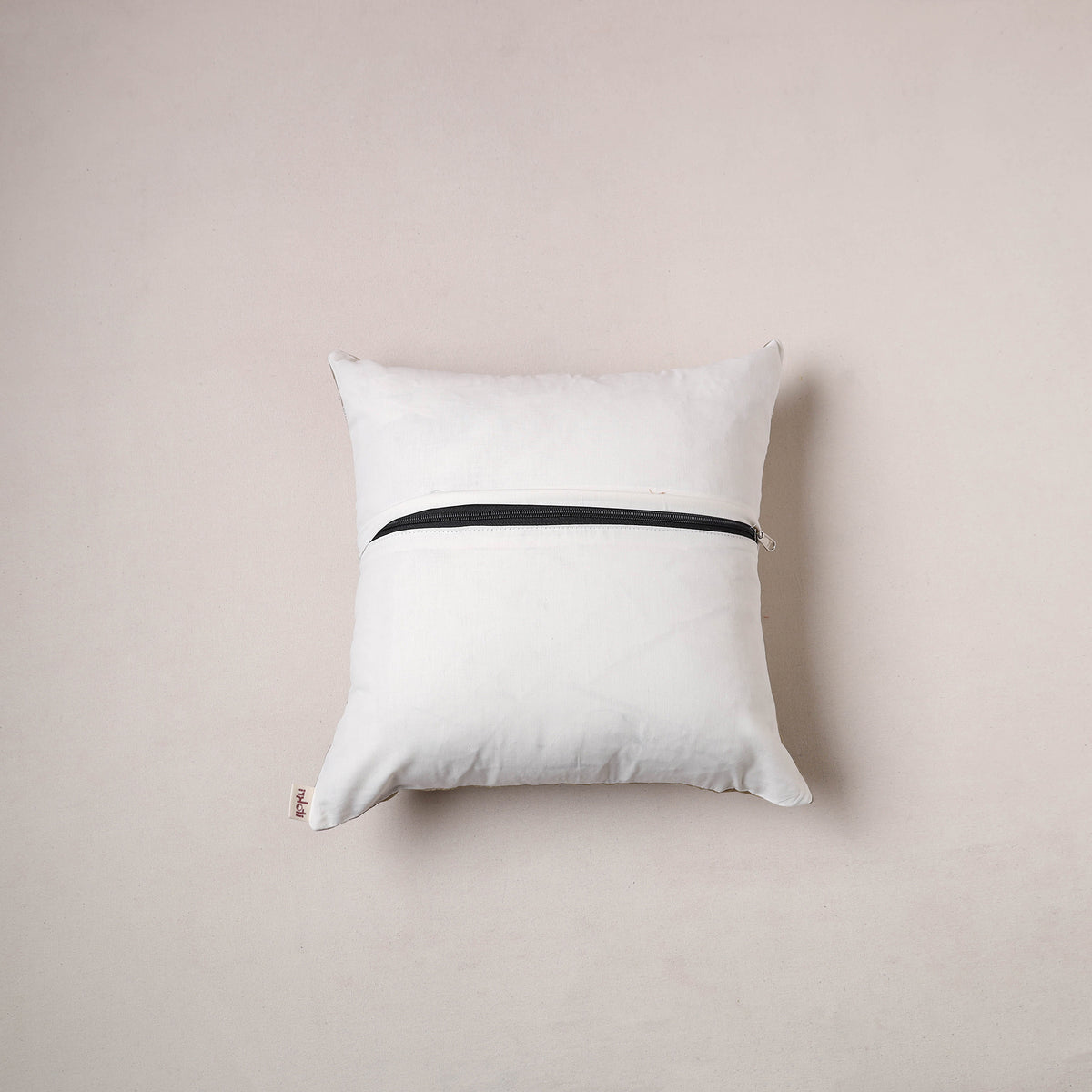 Plain Chanderi Silk Buti Cushion Cover (16 x 16 in) 294