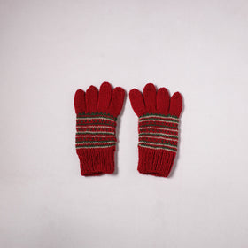 Kumaun Hand Knitted Acrylic Woolen Hand Gloves for Winter (Adult) 30