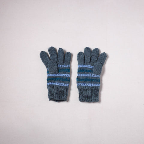 Kumaun Hand Knitted Acrylic Woolen Hand Gloves for Winter (Adult) 36