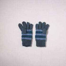 Kumaun Hand Knitted Acrylic Woolen Hand Gloves for Winter (Adult) 36
