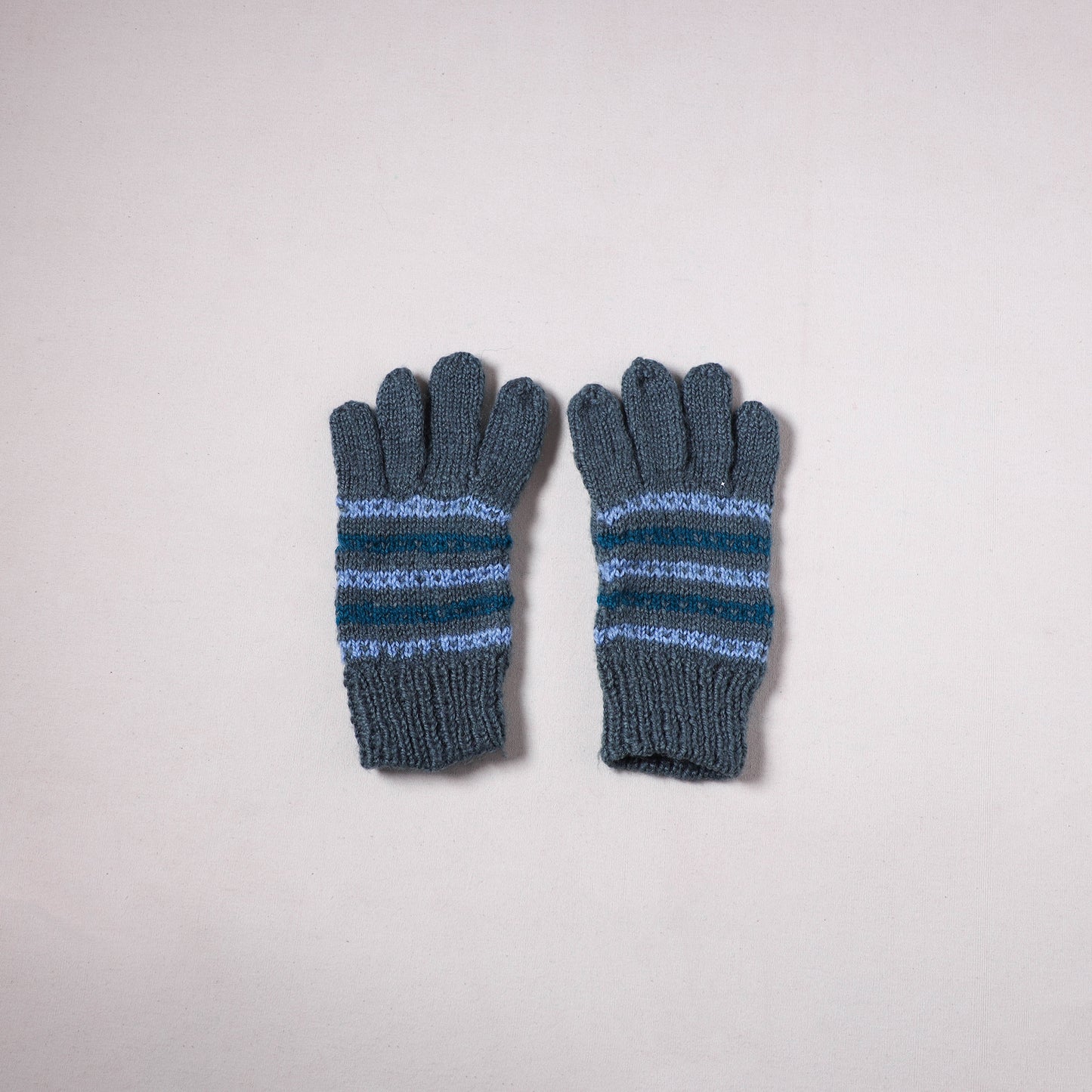 Kumaun Hand Knitted Acrylic Woolen Hand Gloves for Winter (Adult) 36