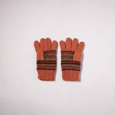 Kumaun Hand Knitted Acrylic Woolen Hand Gloves for Winter (Adult) 37