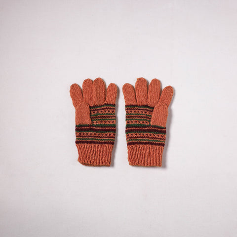 Kumaun Hand Knitted Acrylic Woolen Hand Gloves for Winter (Adult) 37