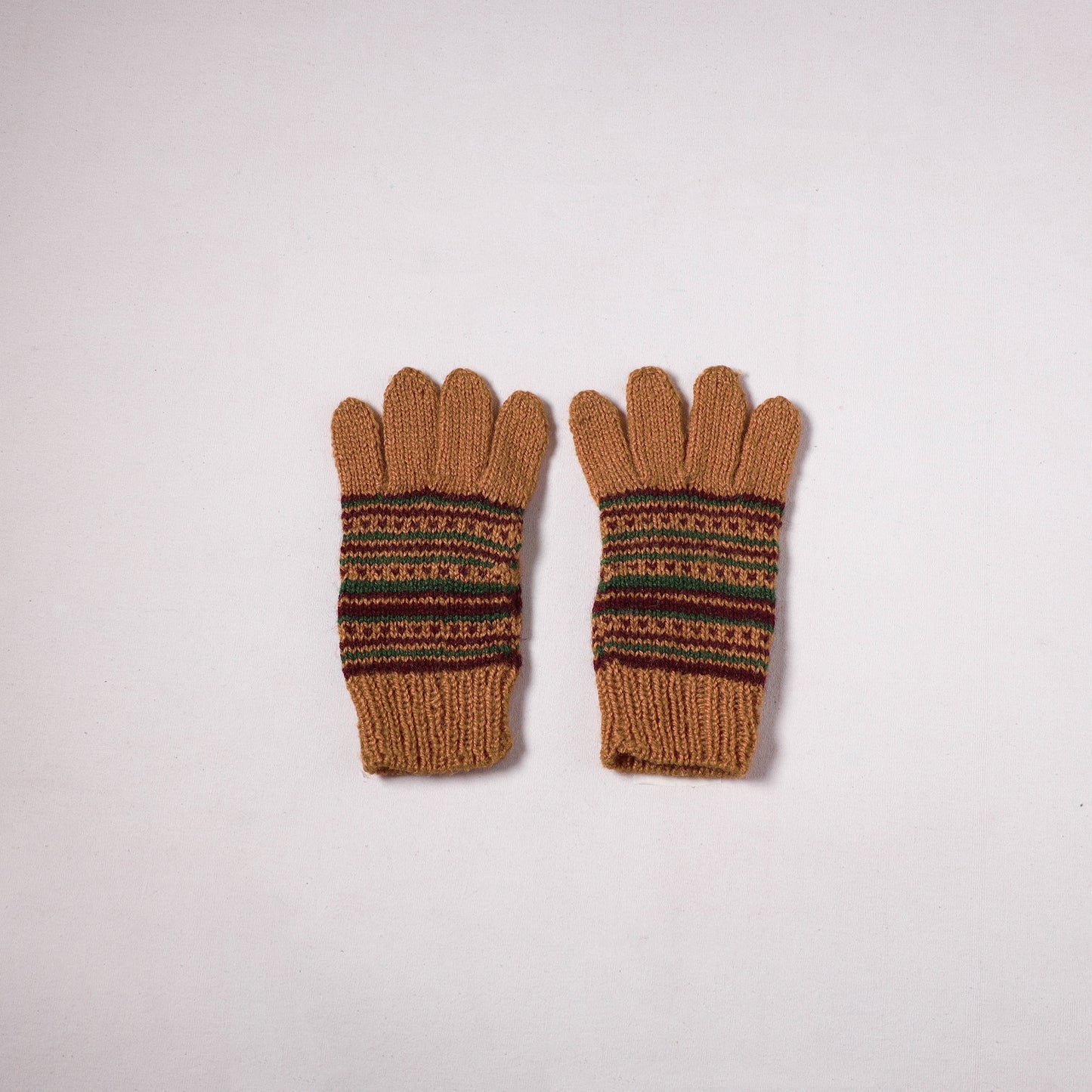 Kumaun Hand Knitted Acrylic Woolen Hand Gloves for Winter (Adult) 37