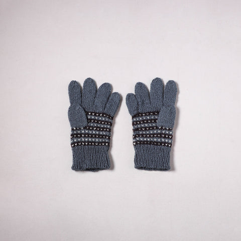 Kumaun Hand Knitted Acrylic Woolen Hand Gloves for Winter (Adult) 39
