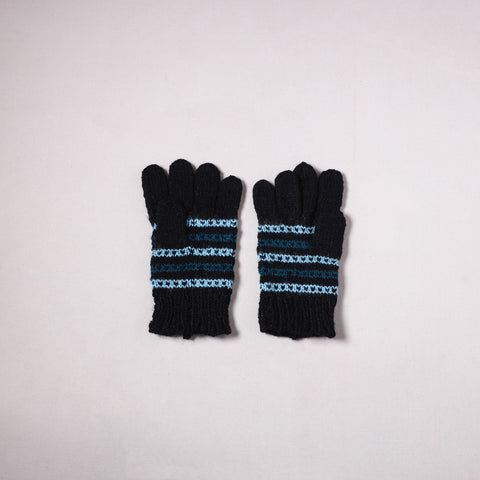 Kumaun Hand Knitted Acrylic Woolen Hand Gloves for Winter (Adult) 40