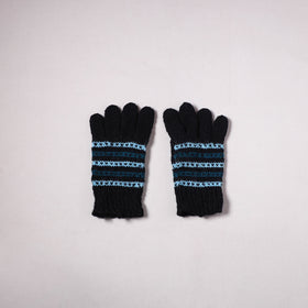 Kumaun Hand Knitted Acrylic Woolen Hand Gloves for Winter (Adult) 40