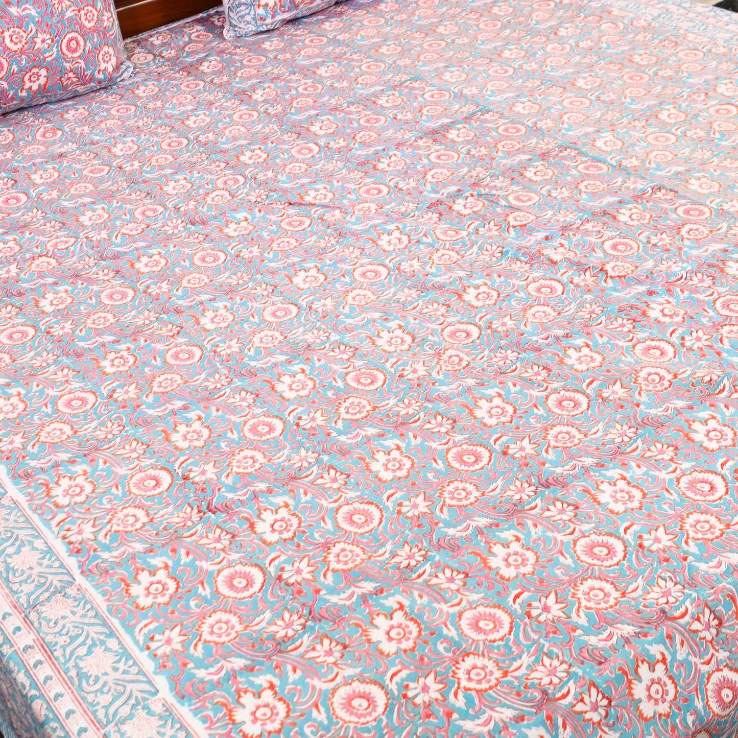 Block Print Cotton Double Sanganeri Bed Sheet 53