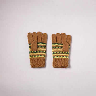 Kumaun Hand Knitted Acrylic Woolen Hand Gloves for Winter (Adult) 46