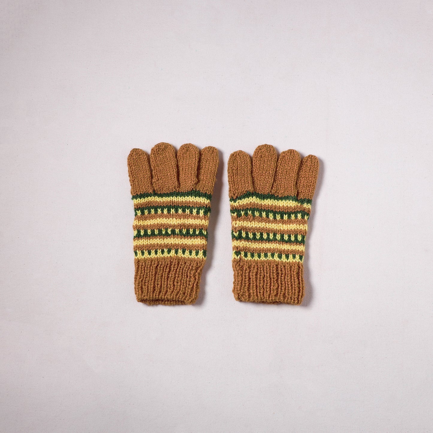 Kumaun Hand Knitted Acrylic Woolen Hand Gloves for Winter (Adult) 46