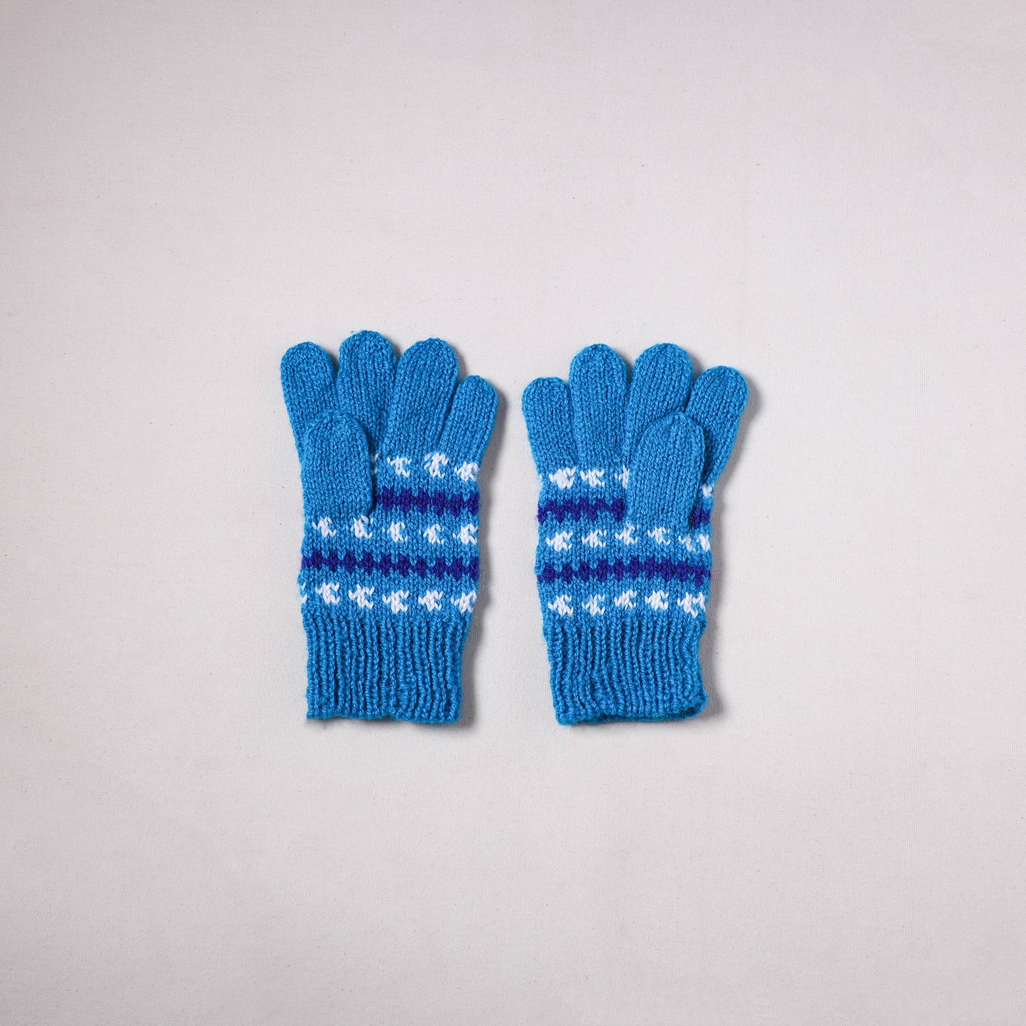 Kumaun Hand Knitted Acrylic Woolen Hand Gloves for Winter (Adult) 44