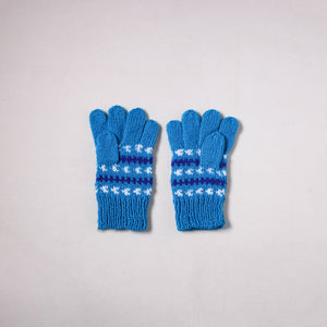 Kumaun Hand Knitted Acrylic Woolen Hand Gloves for Winter (Adult) 44