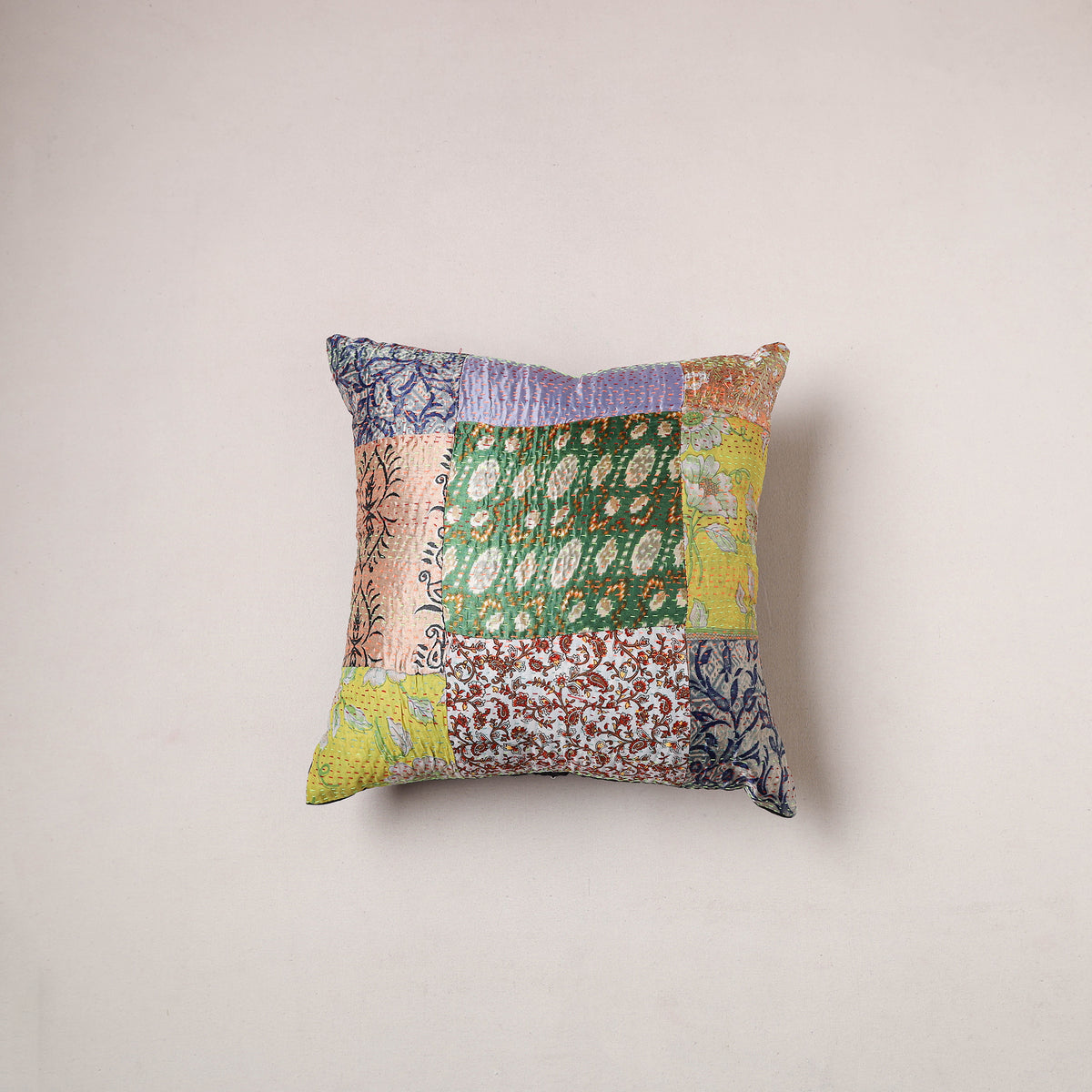 Tagai Patchwork Cushion Cover (16 x 16 in) 309