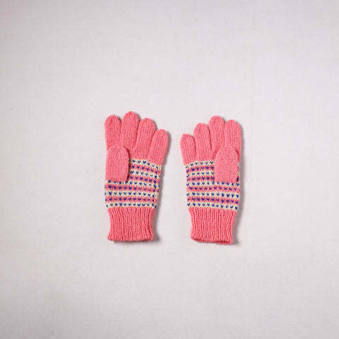 Kumaun Hand Knitted Acrylic Woolen Hand Gloves for Winter (Adult) 49