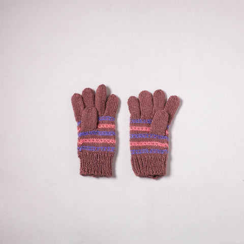 Kumaun Hand Knitted Acrylic Woolen Hand Gloves for Winter (Adult) 31
