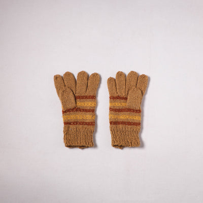 Kumaun Hand Knitted Acrylic Woolen Hand Gloves for Winter (Adult) 32
